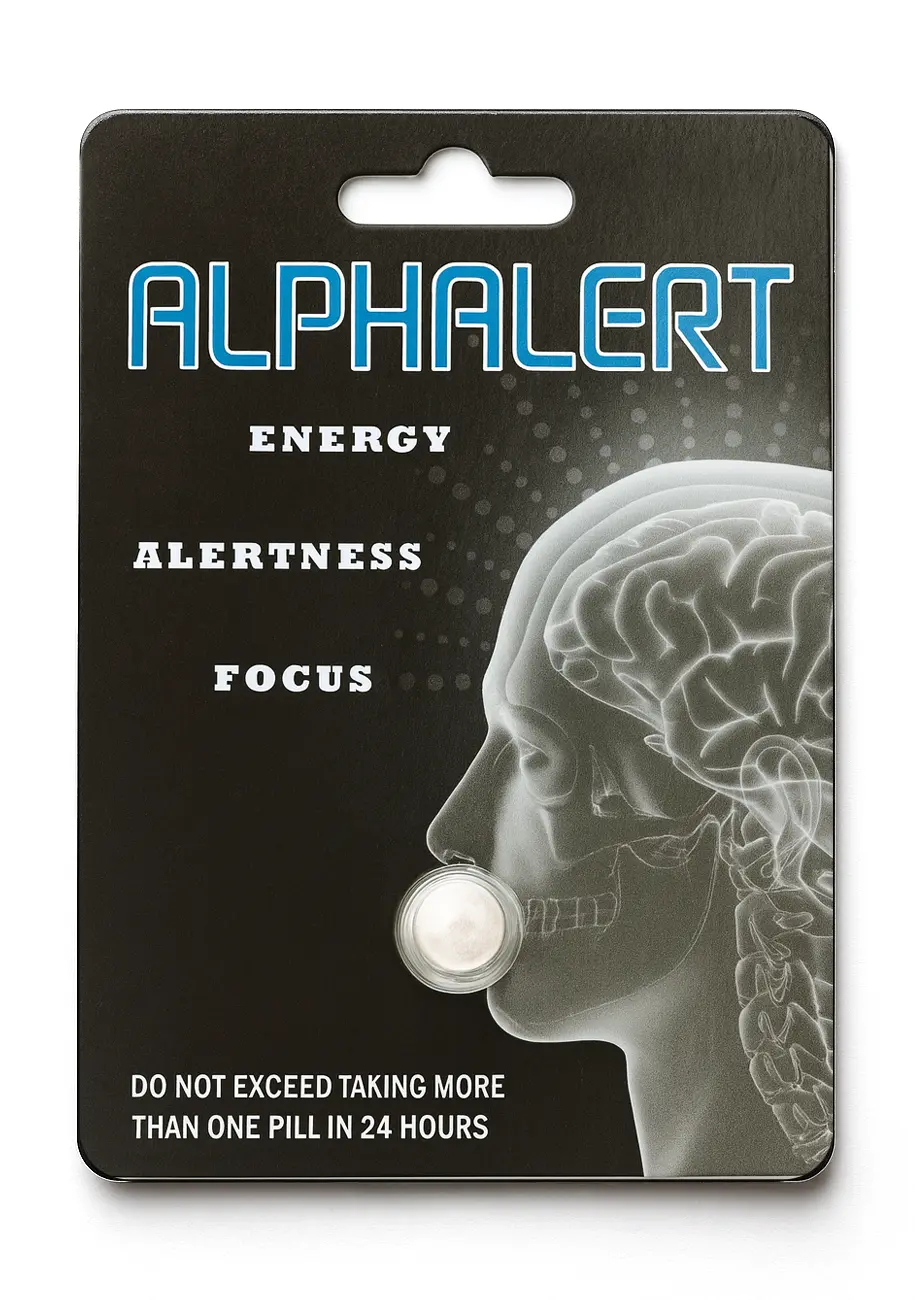ALPHALERT - Energy, Alertness, Focus Cognitive Enhancer Pill