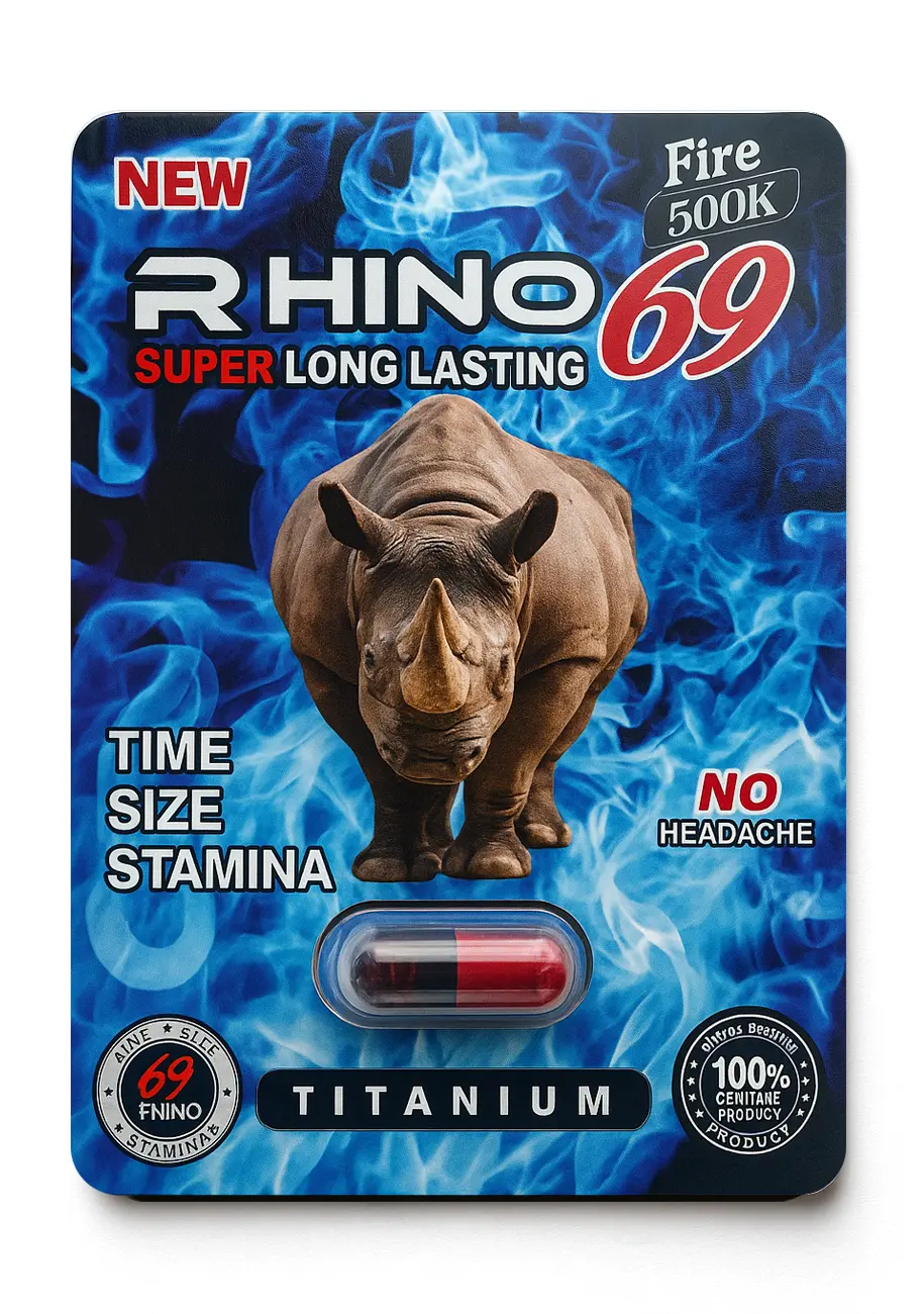 Rhino 69 Super Long Lasting - Fire 500K Titanium Male Enhancement Pill