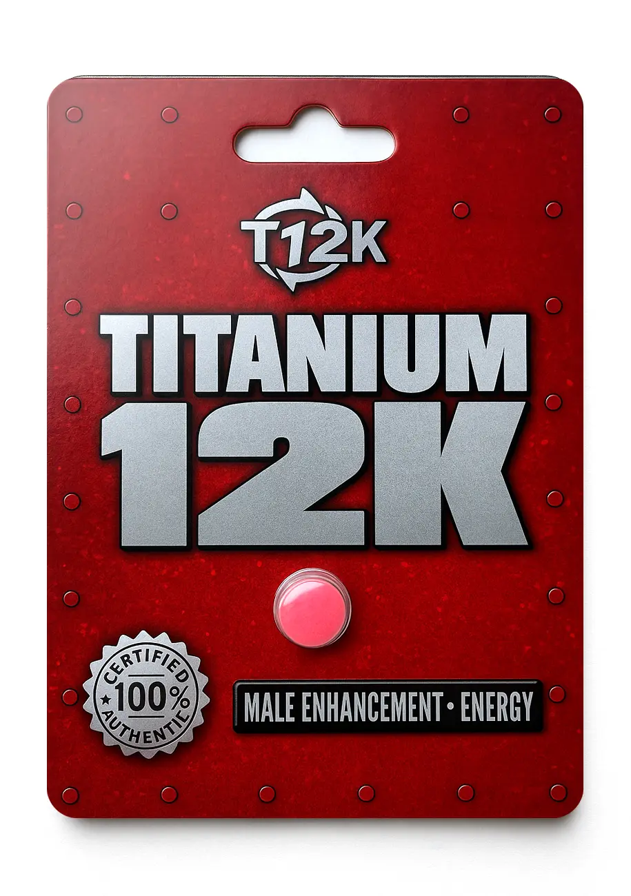 Titanium 12K- Male Enhancement + Energy Capsule