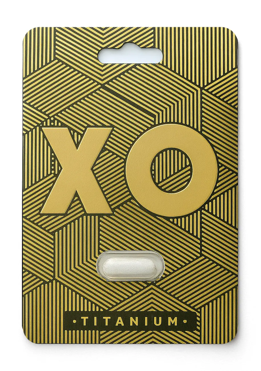 XO Titanium Male Enhancement Pill - Ultra Energy, Performance & Stamina - 1 Capsule Blister Pack