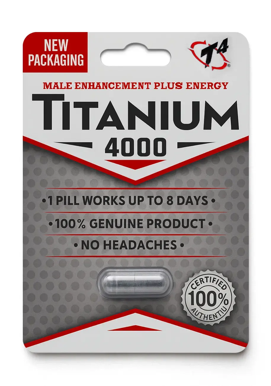 Titanium 4000 - Male Enhancement + Energy Capsule